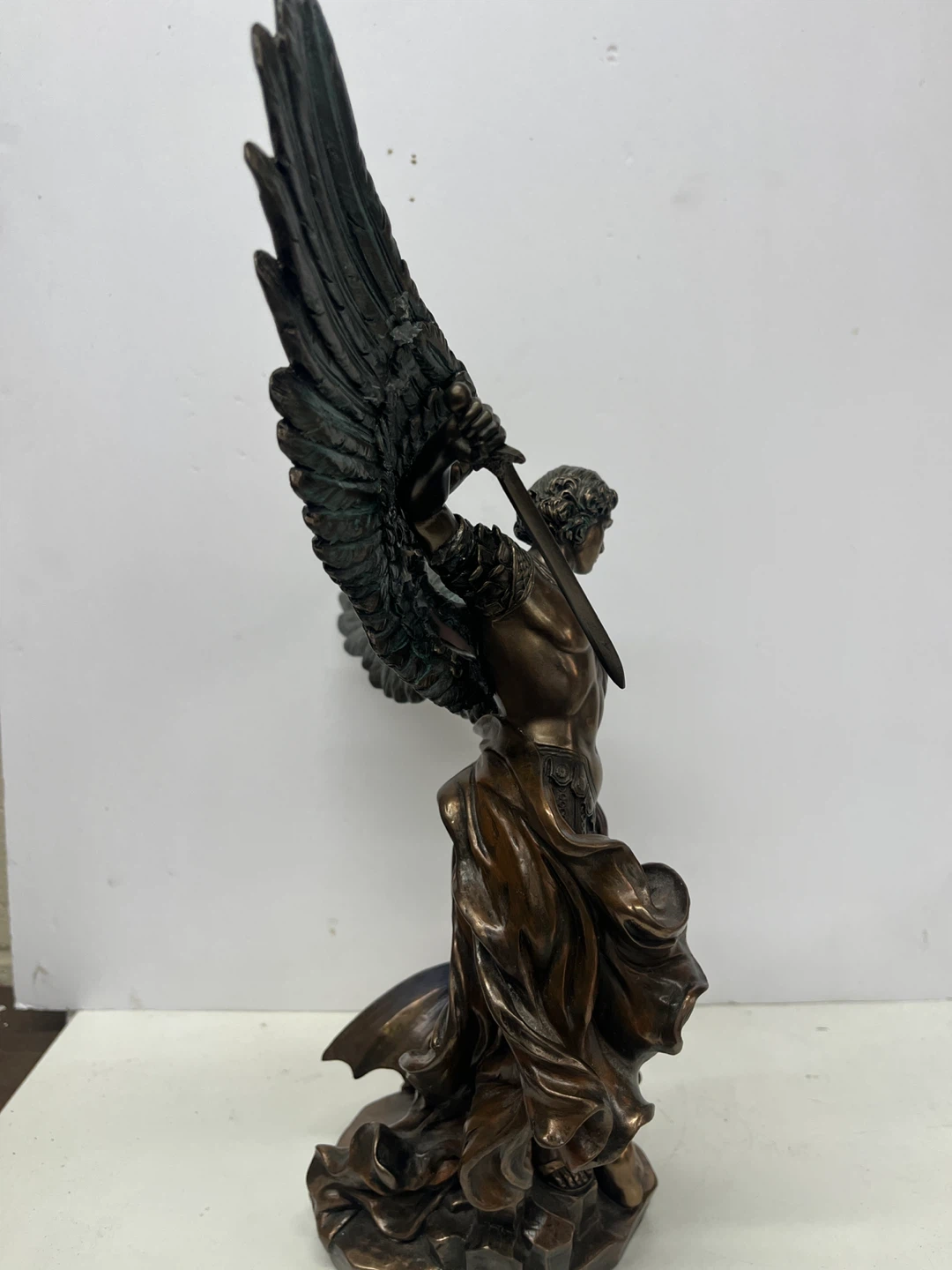 St. Michael Defeating Satan Statue - photo 5