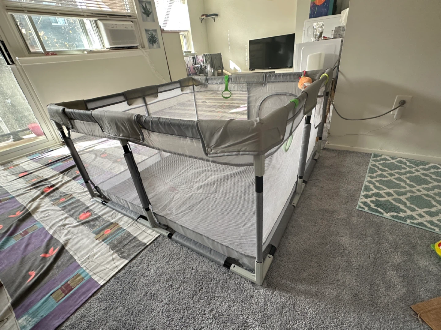 Grey Baby Playpen