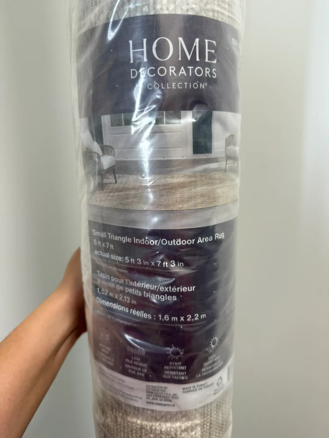 NEW Home Decorators Collection Triangle Indoor/Outdoor Area Rug image indicator(2)