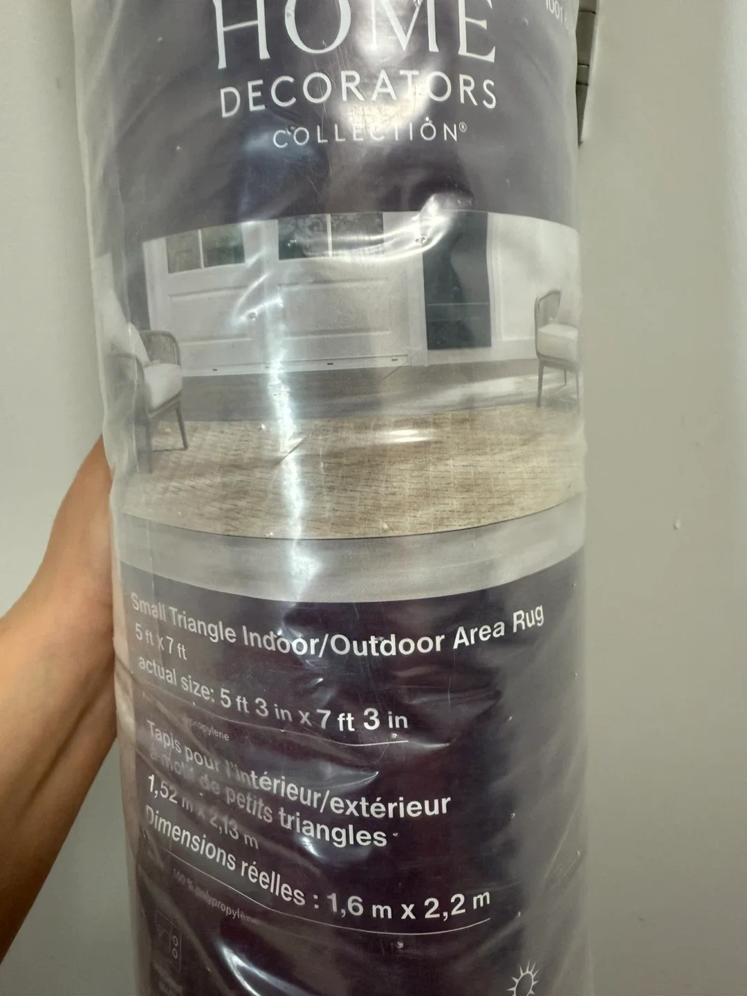 NEW Home Decorators Collection Triangle Indoor/Outdoor Area Rug image indicator(3)