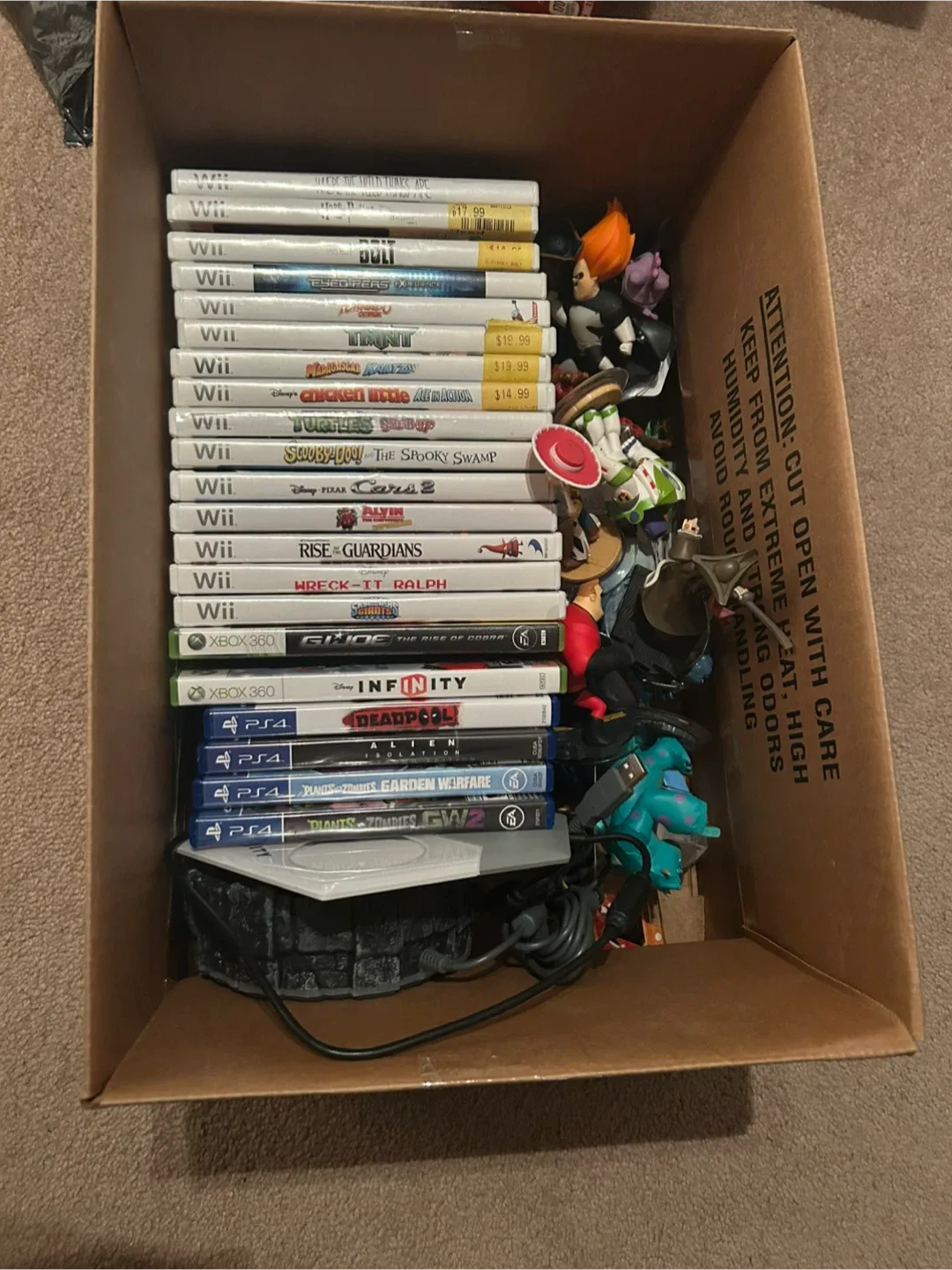 Wii, Wii U, PlayStation 4, and Xbox360 Games in one image indicator(2)