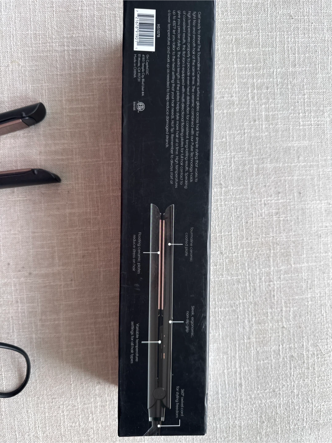 GEm 5" Long Plates Slim Iron - Hair Straightener - photo 3