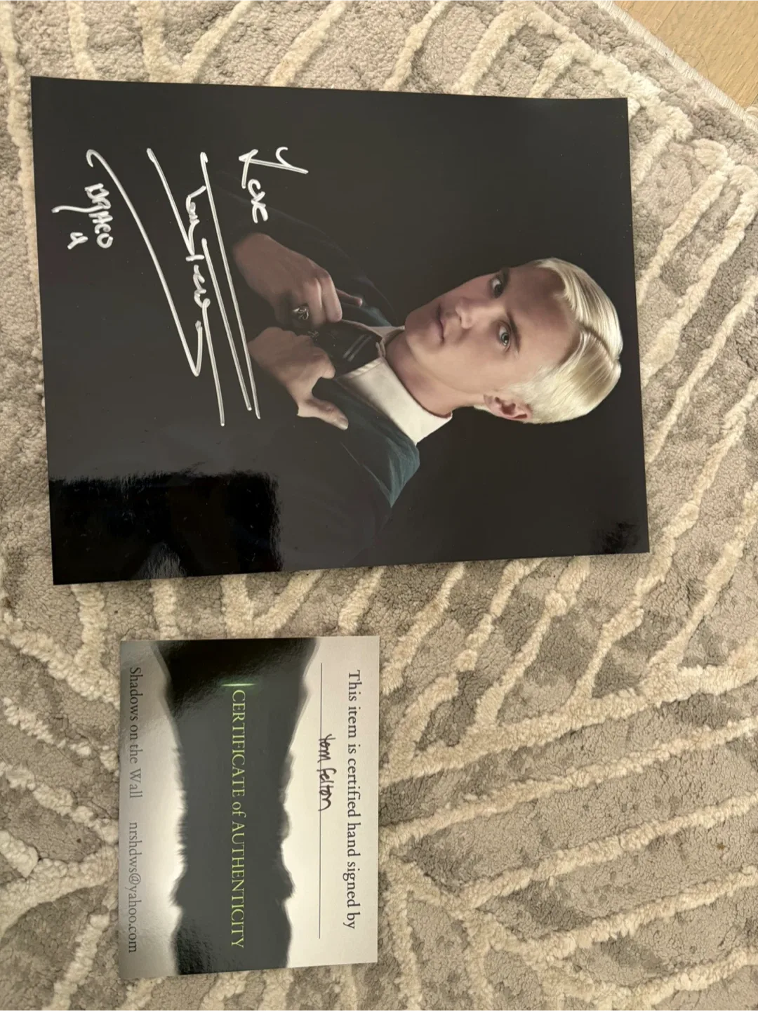 Tom Felton Signed Photo - Draco Malfoy