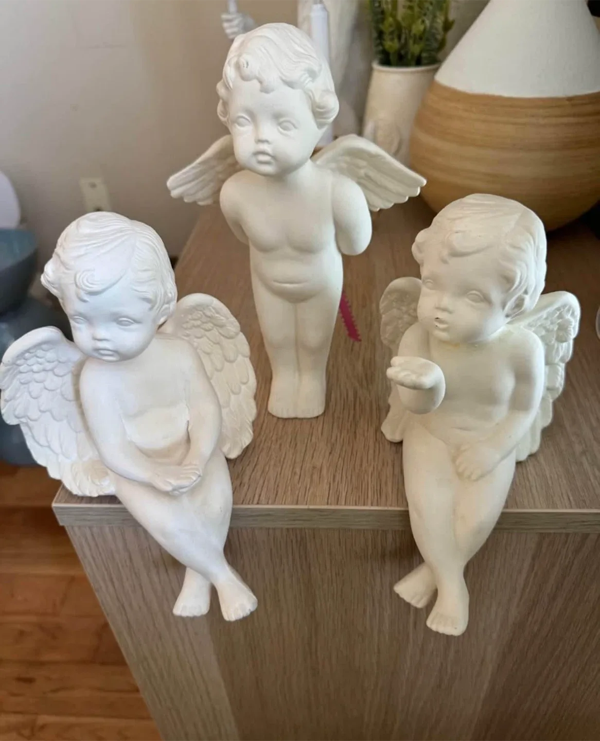 Adorable set of 3 Angels Figurines