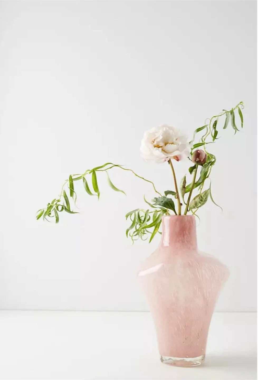 Anthropologie Smashed Glass Pink Vase 12.5 in. image indicator(6)