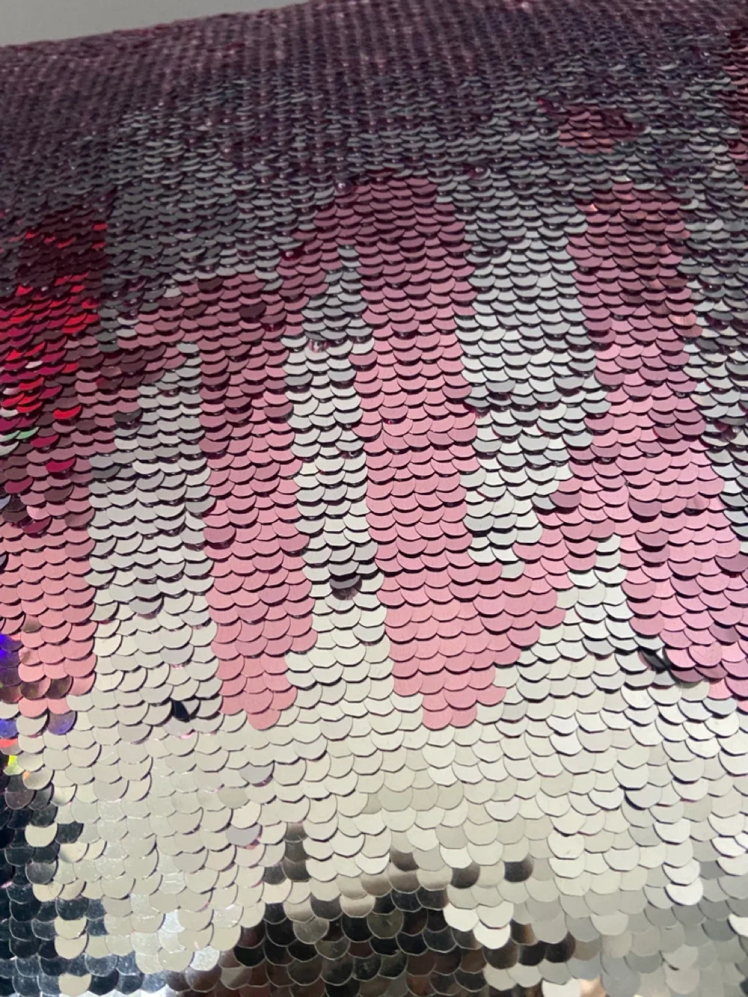 Bouclair Flip Sequin Pillow - Pink & Silver -Smile image indicator(4)