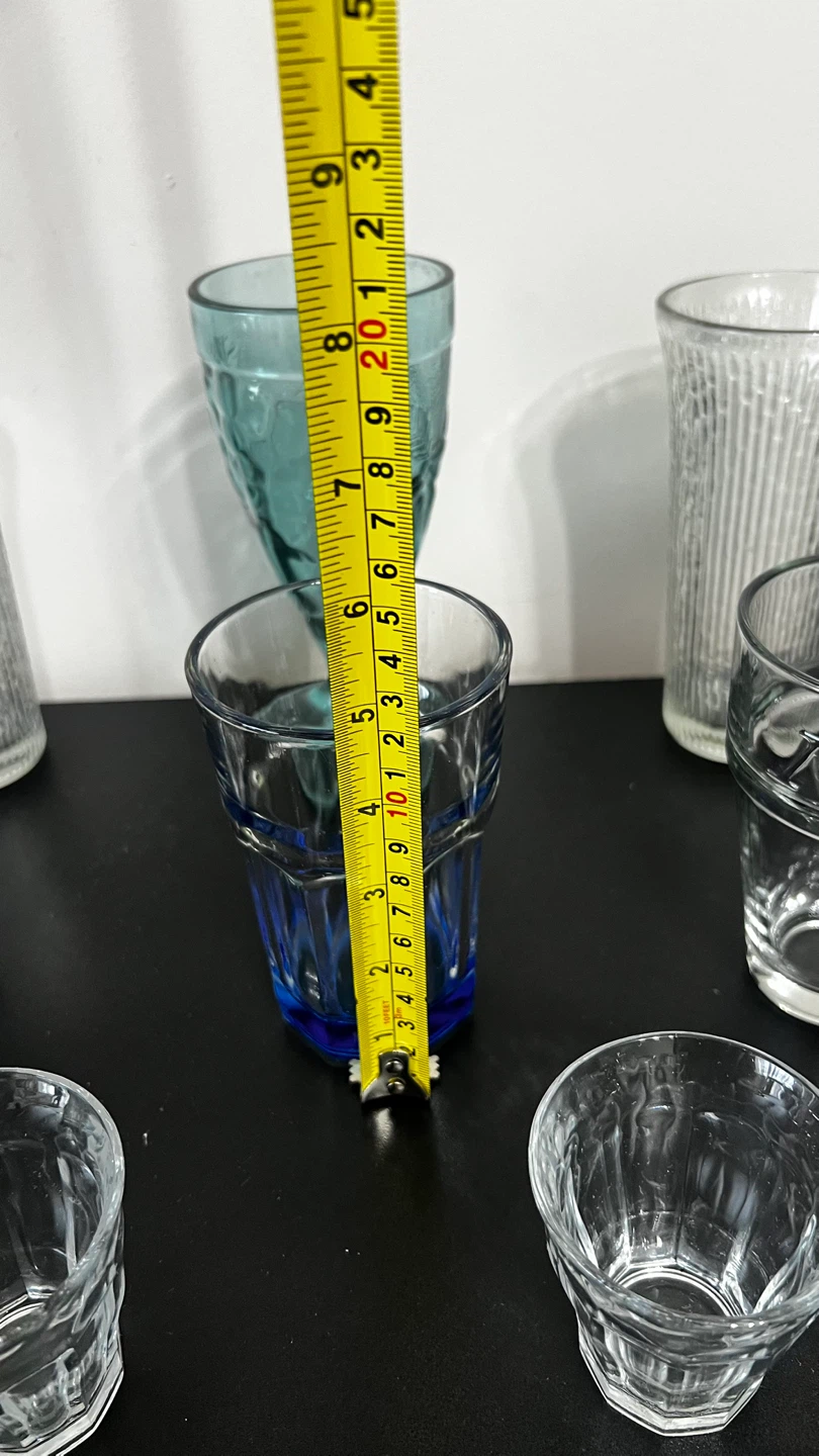 Mixed Coloured 12 pcs Drinking Glasses - photo 5