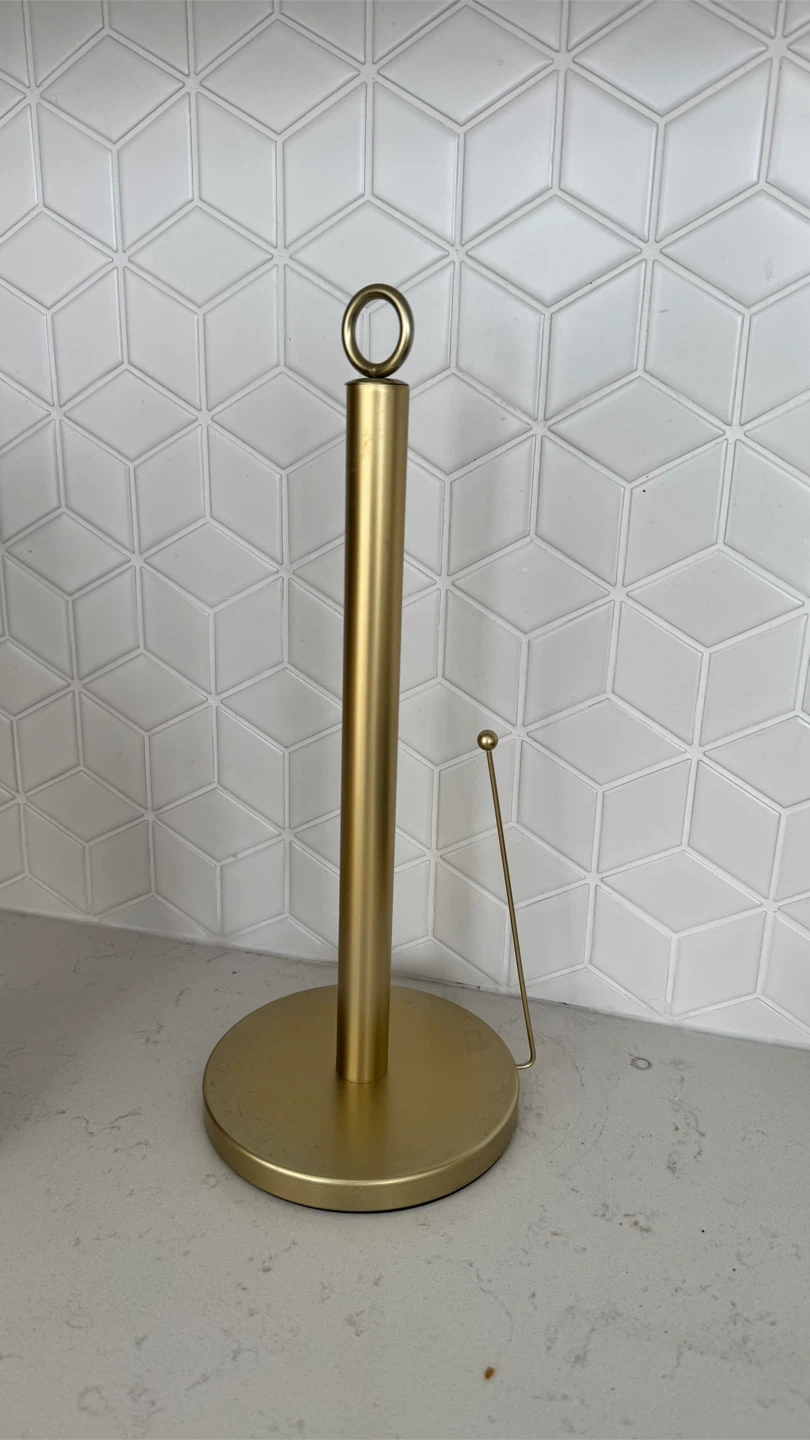 Gold Paper Towel Holder
