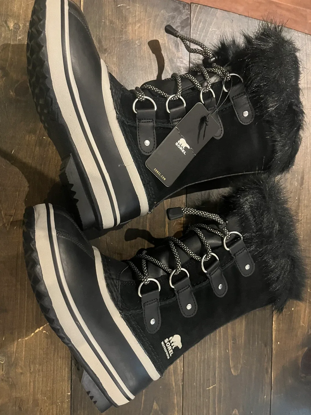 Sorel Youth Joan of Arctic Boots - Black/Dove image indicator(3)