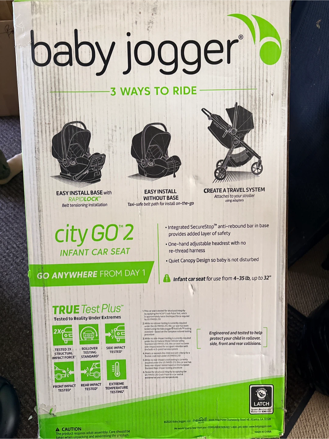 Baby Jogger City GO 2 Infant Car Seat - photo 2