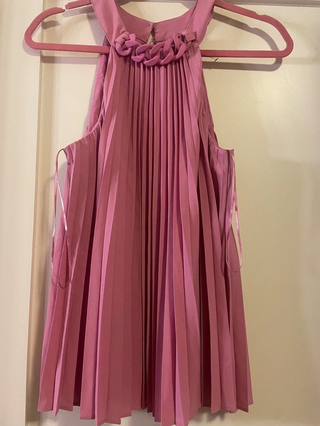 INC International Concepts Pink Pleated Top - Size M - photo 2