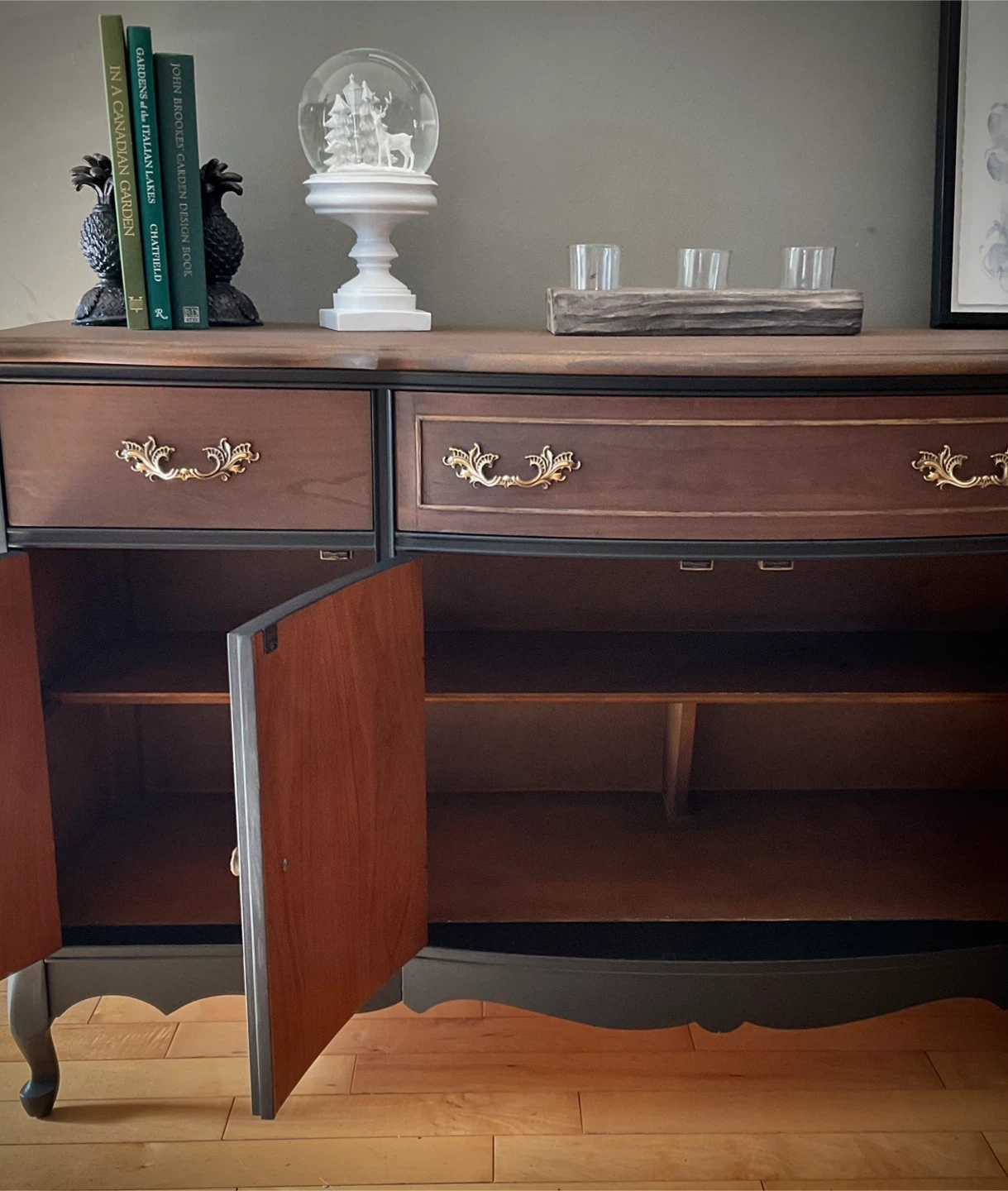 ✨ Refinished Knetchel Solid Wood Sideboard / - photo 3