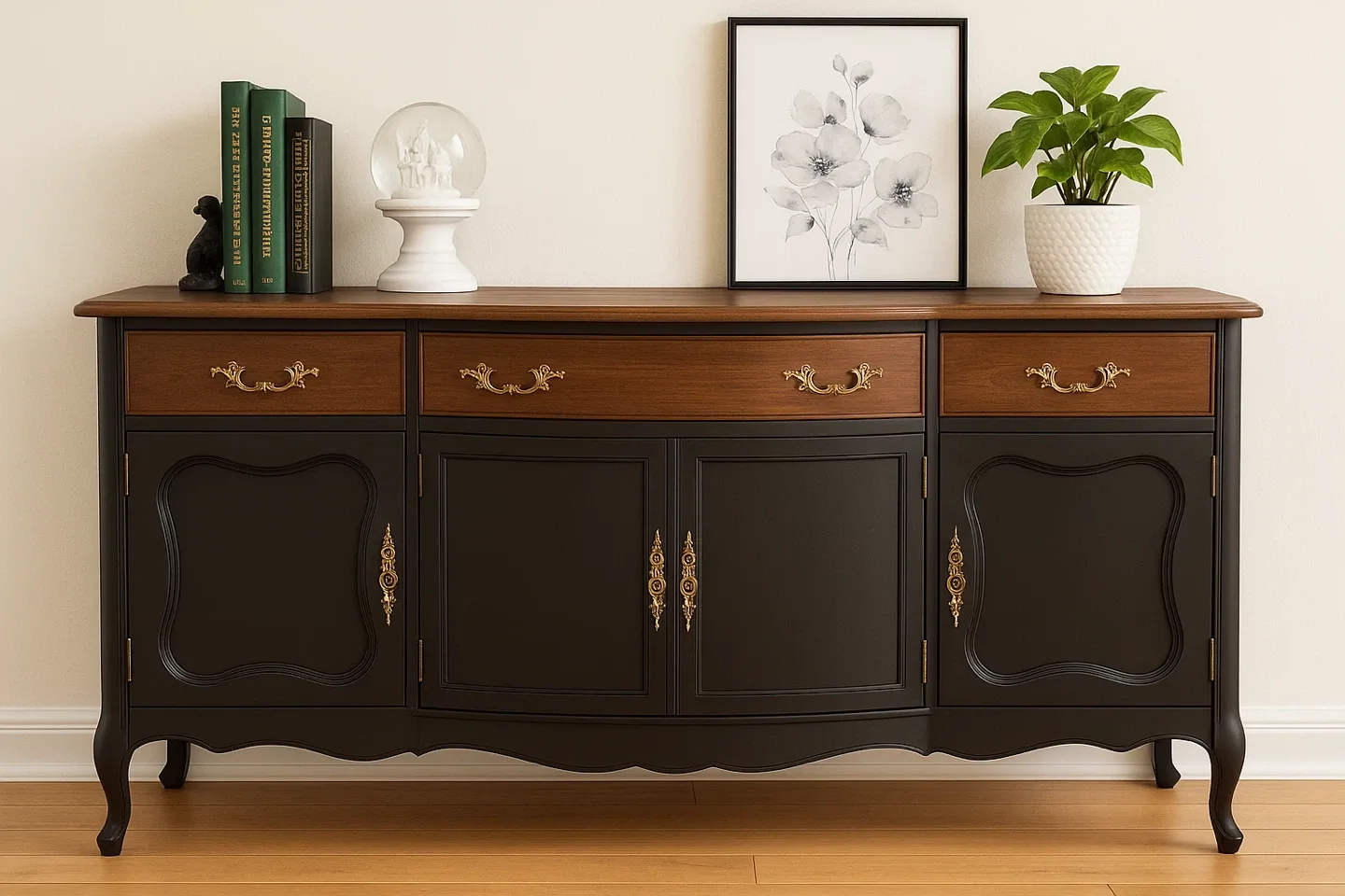 ✨ Refinished Knetchel Solid Wood Sideboard / image indicator(9)