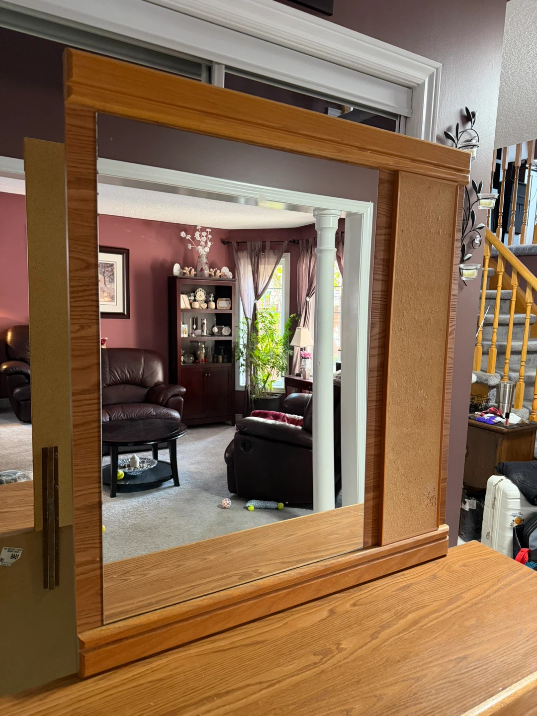 Wooden Dresser with Mirror - photo 5