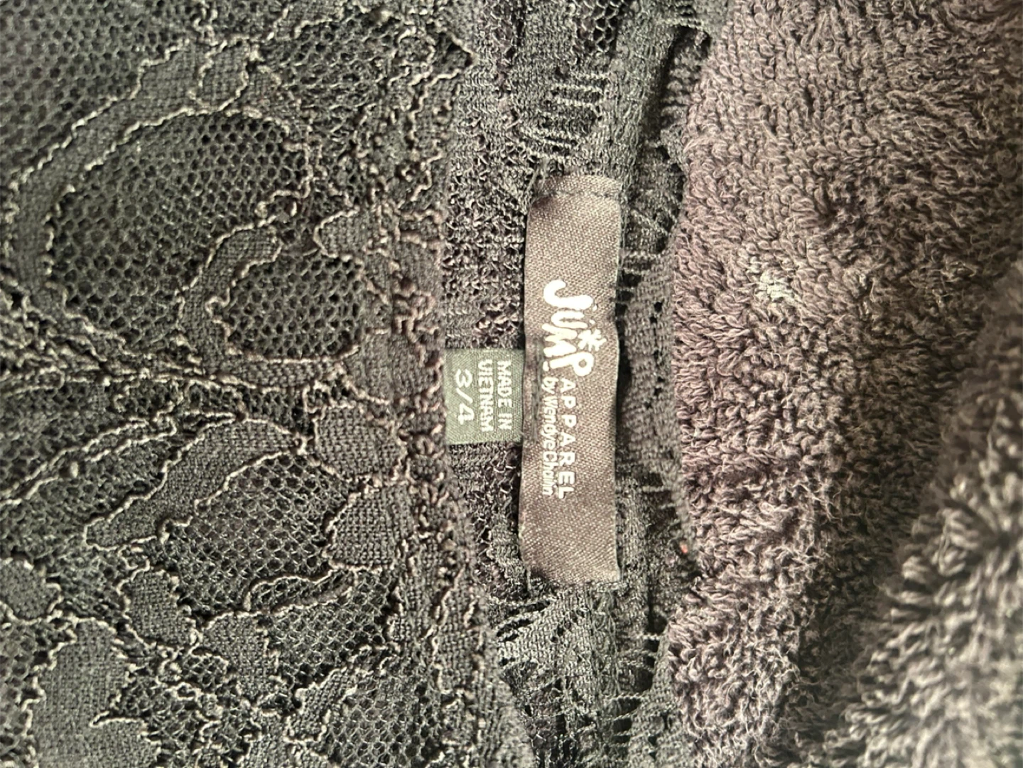 Jump Apparel Black Lace Dress - Size 3/4 - photo 2