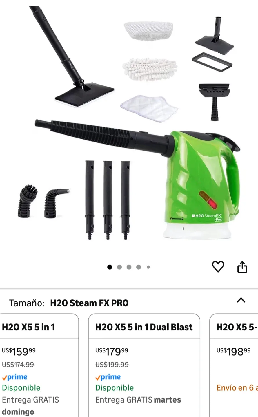 H2O SteamFX Pro Multi-Purpose Steam Cleaner image indicator(7)