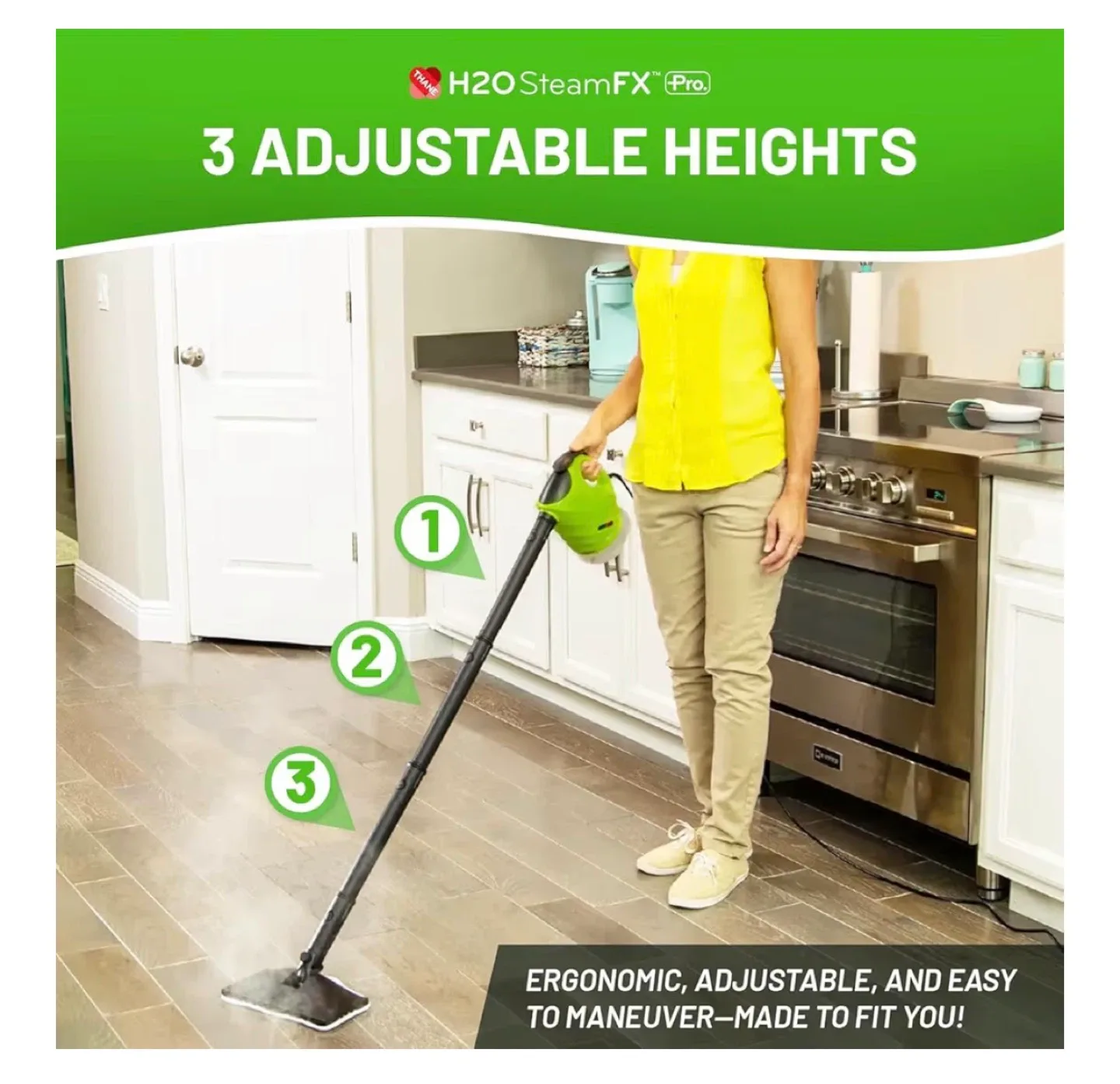 H2O SteamFX Pro Multi-Purpose Steam Cleaner image indicator(3)