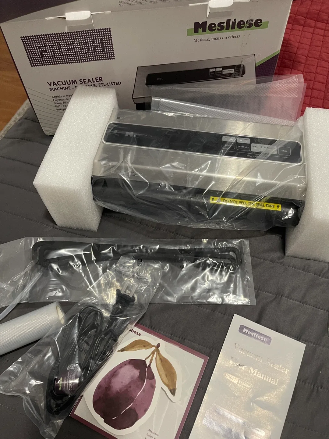 Mesliese Vacuum Sealer 9 Piece Bundle image indicator(8)