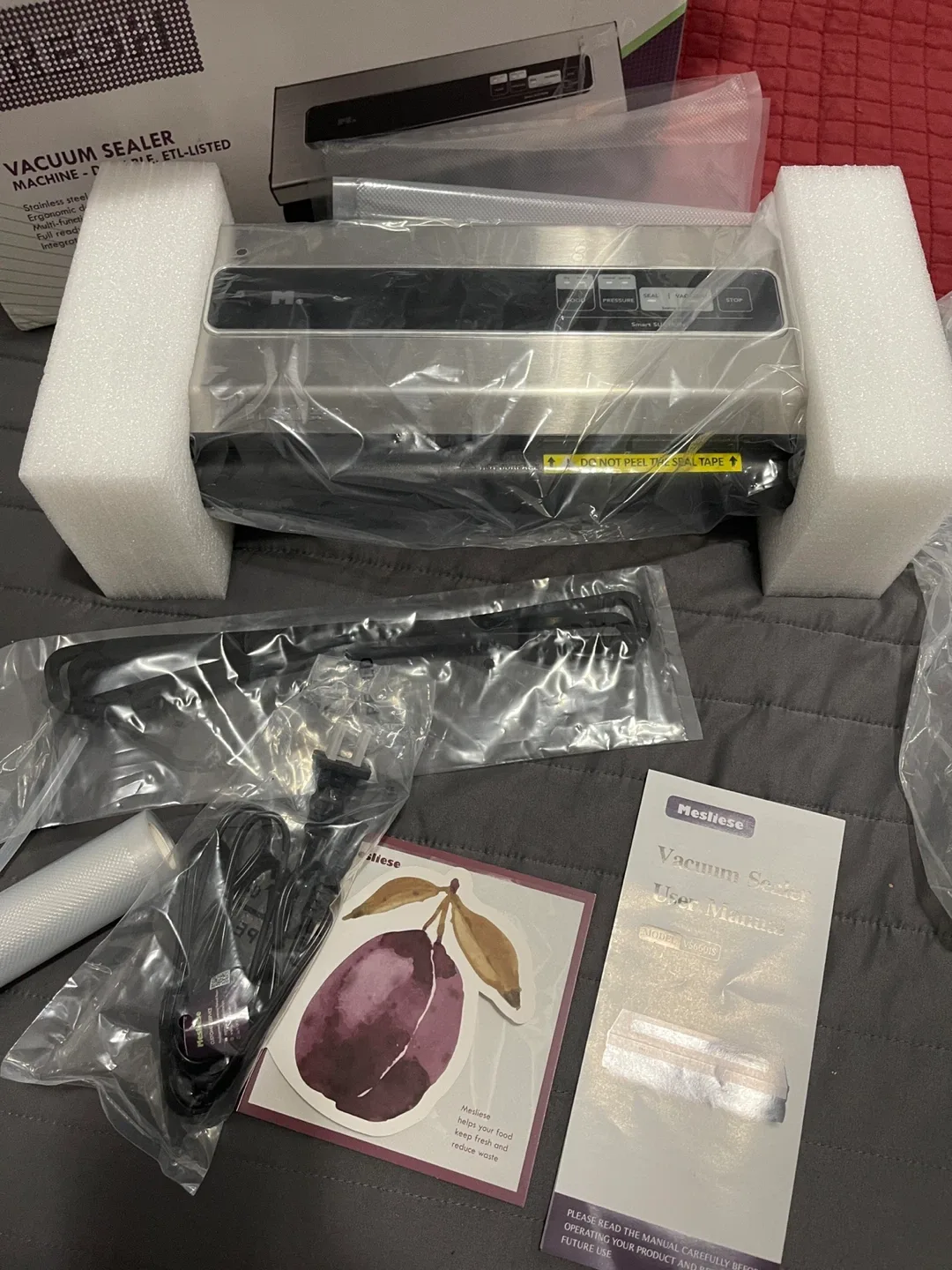 Mesliese Vacuum Sealer 9 Piece Bundle image indicator(7)