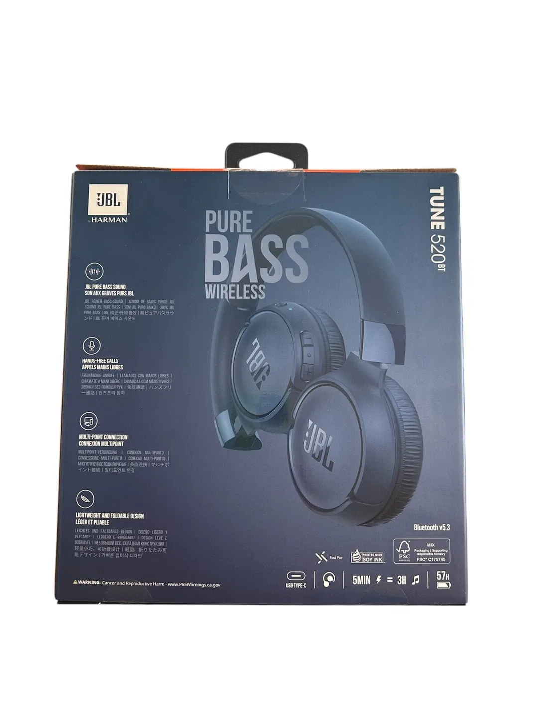 JBL Tune 520BT Wireless Headphones - Like New! image indicator(2)