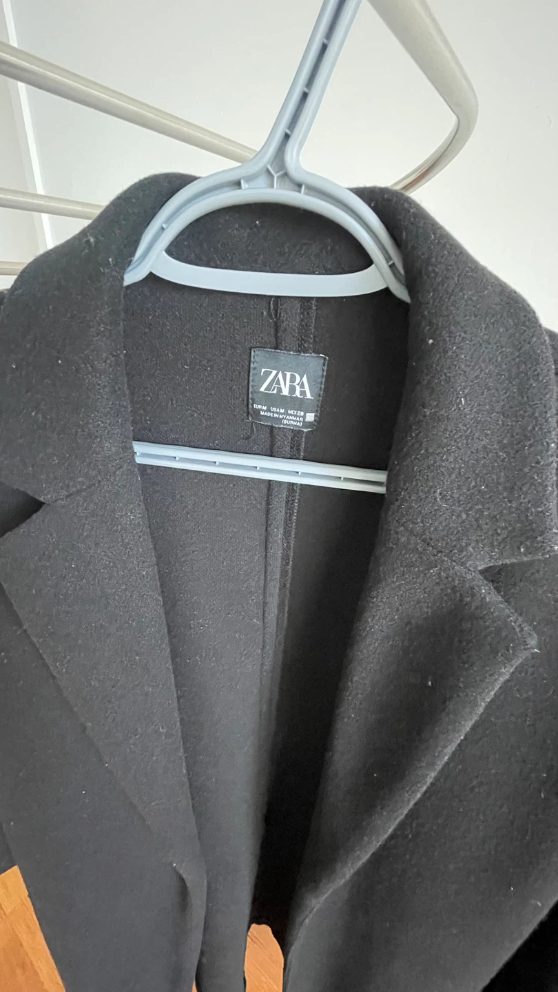 Zara Black Coat - Size M - photo 2