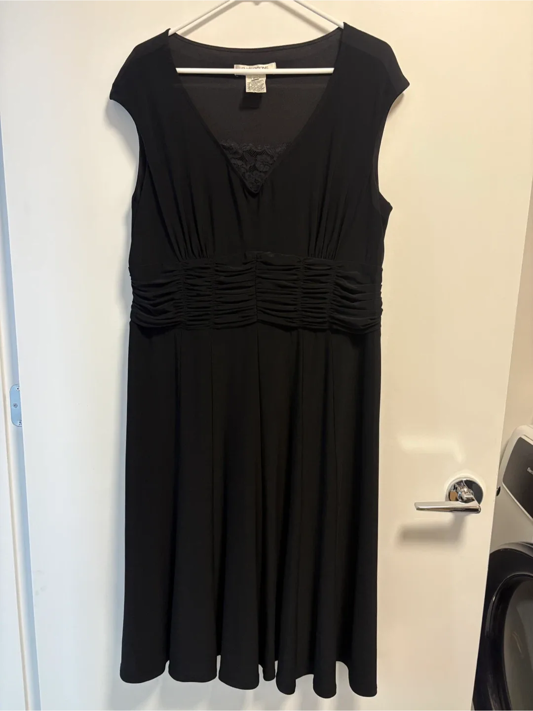 Black Classy Dress Midi - Size 16W thumbnail