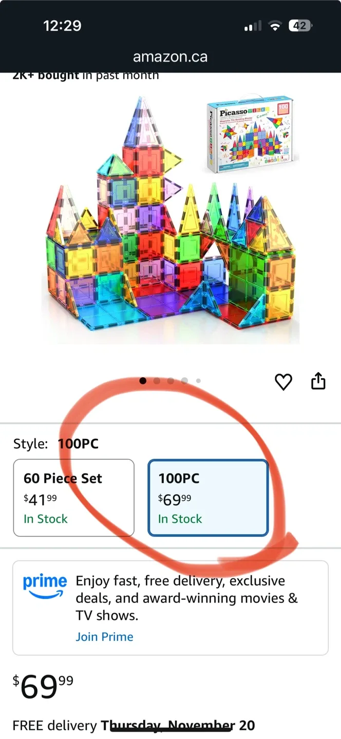 Picasso Tiles 100 Piece Magnetic Building Blocks image indicator(3)