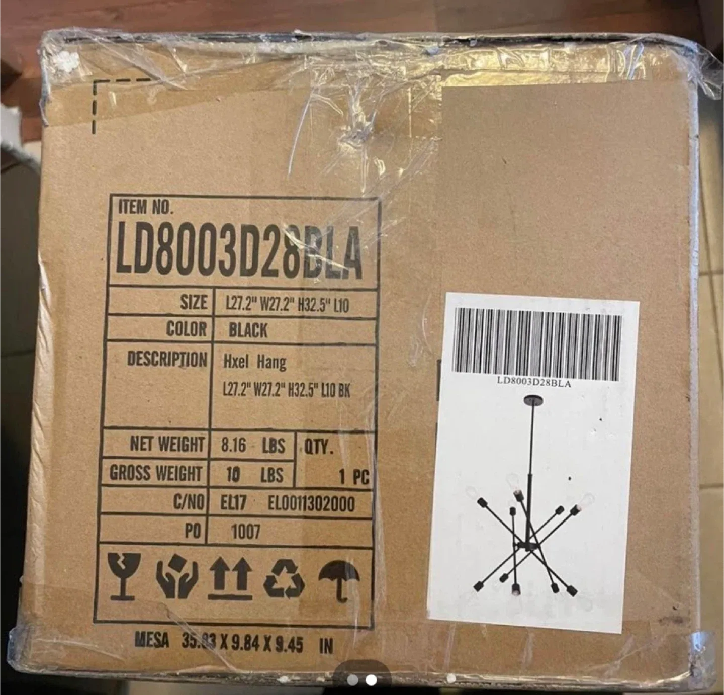 Living District - Axel 10 pendant light Black image indicator(2)