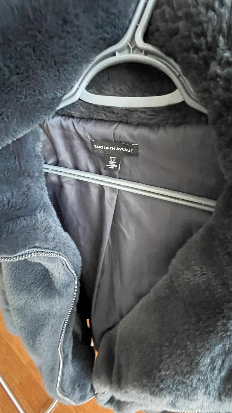 Saks Fifth Avenue Faux Fur Jacket - Size S - photo 2