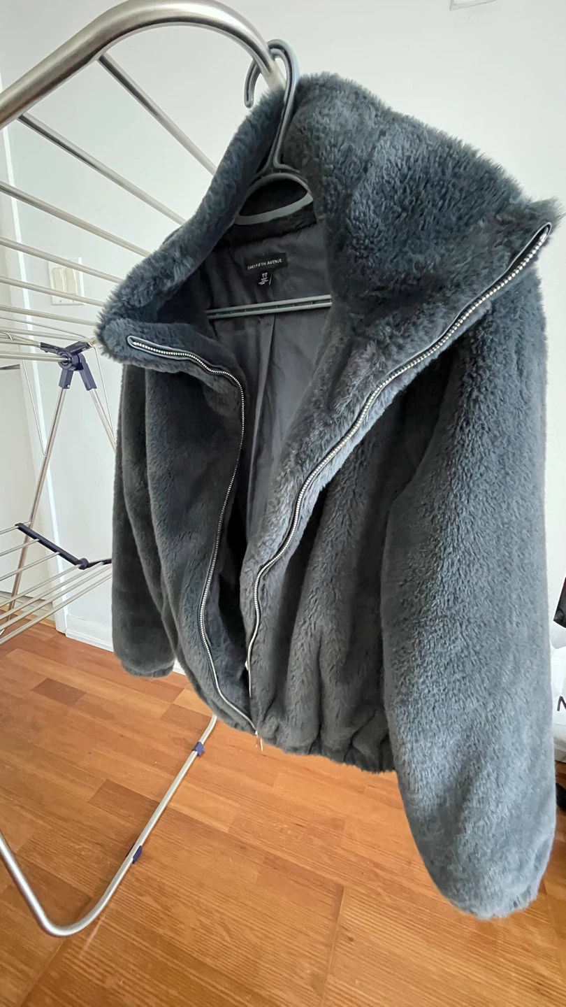 Saks Fifth Avenue Faux Fur Jacket - Size S - photo 3