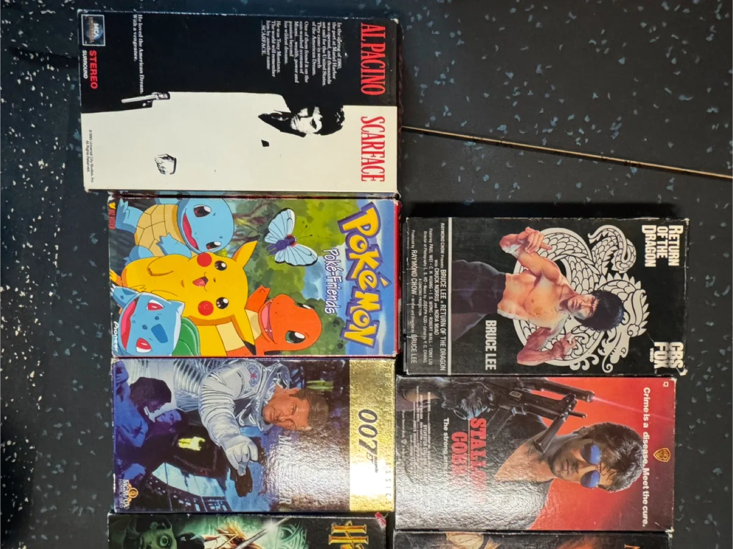 VHS Tapes: Scarface, Pokemon, James Bond, Harry Potter & More! image indicator(3)