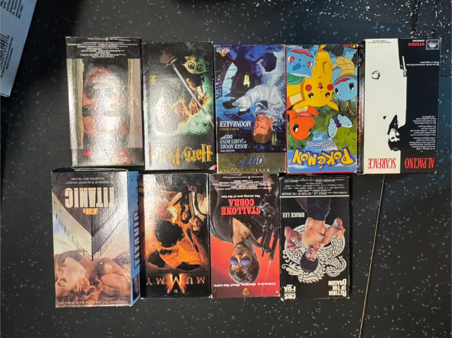VHS Tapes: Scarface, Pokemon, James Bond, Harry Potter & More! image indicator(4)