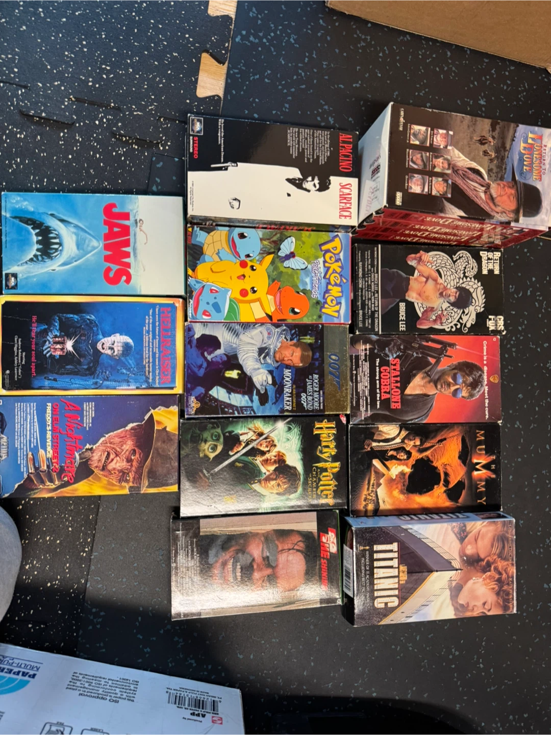 VHS Tapes: Scarface, Pokemon, James Bond, Harry Potter & More!