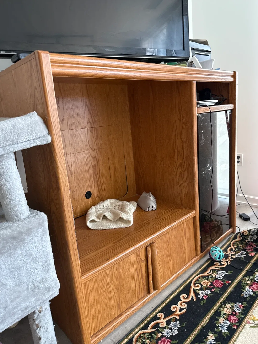 Wooden Entertainment Center