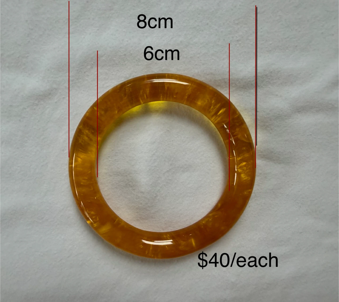 Authentic vintage Bakelite bracelet - photo 2