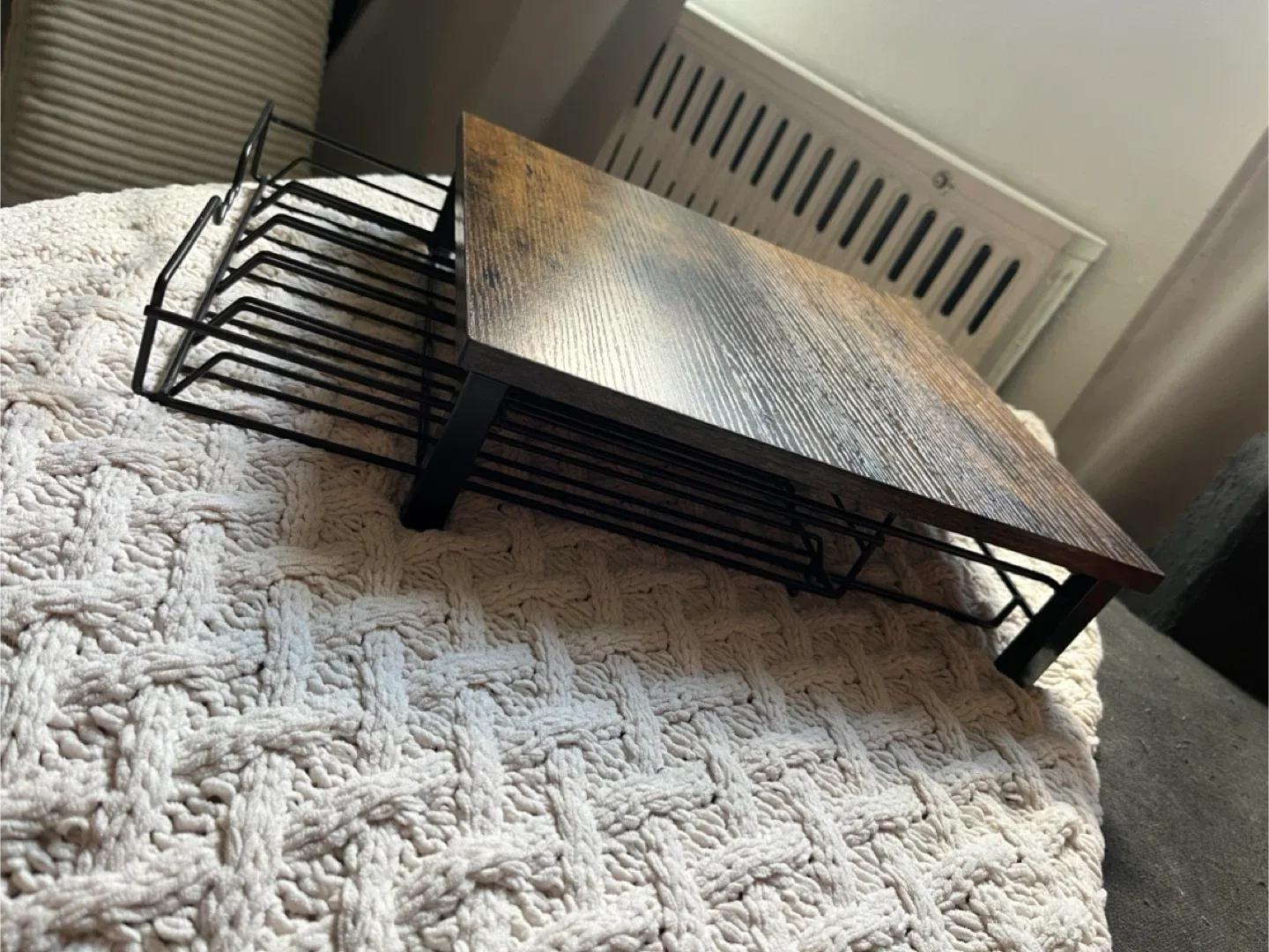 Keurig Pod Drawer – Dark Wood Top + Metal Organizer thumbnail