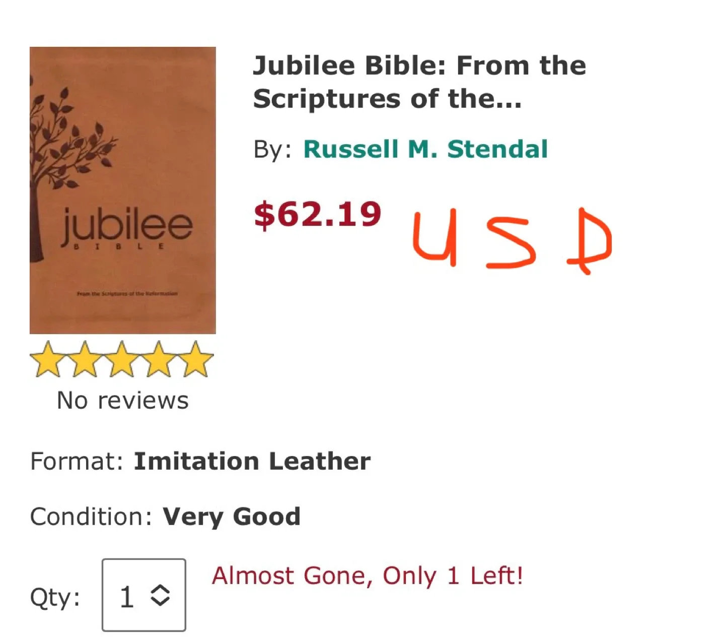 NEW Jubilee Bible: Scriptures from the Reformation image indicator(3)