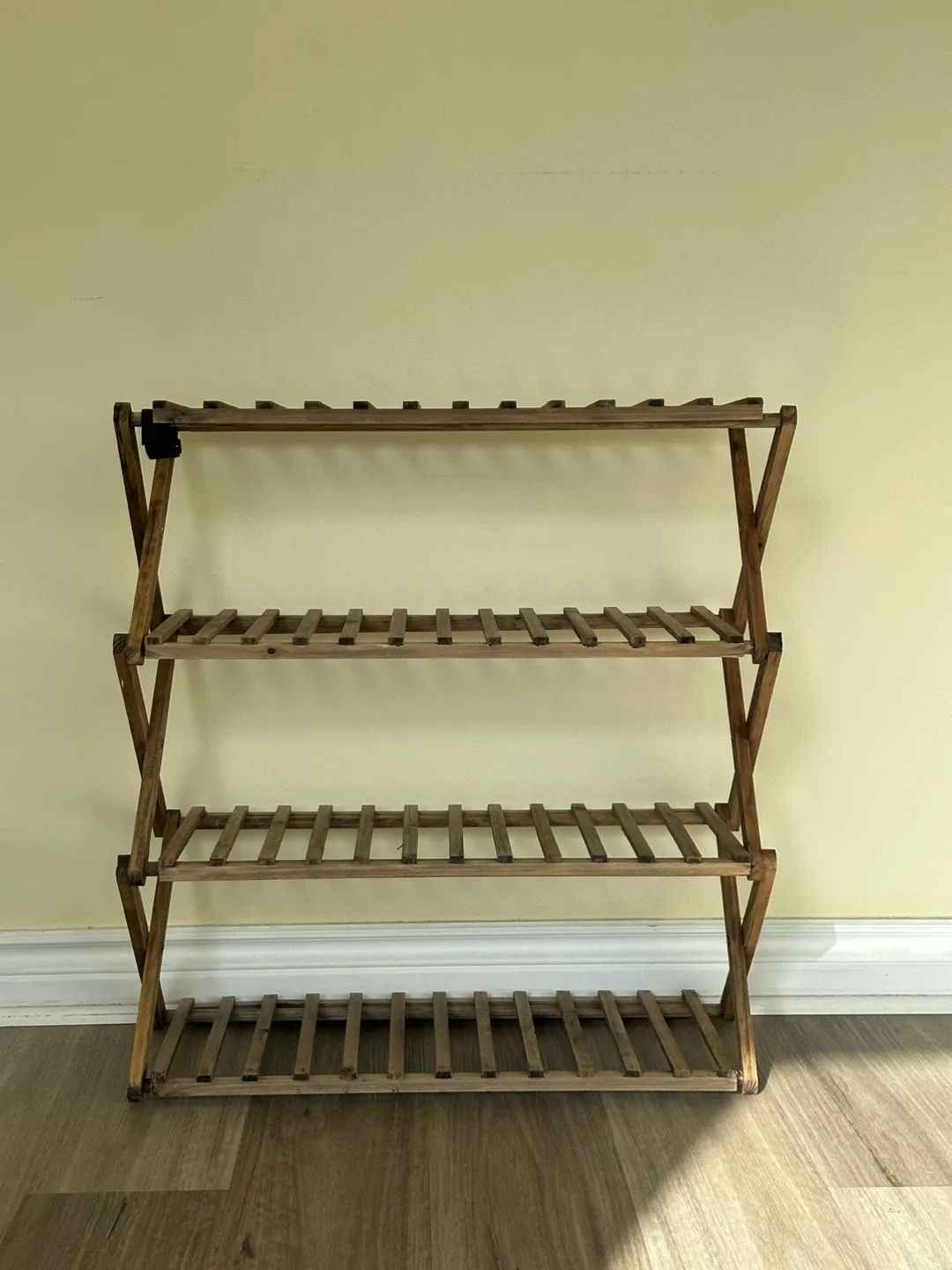 Wooden 4 Tier Shoe Rack