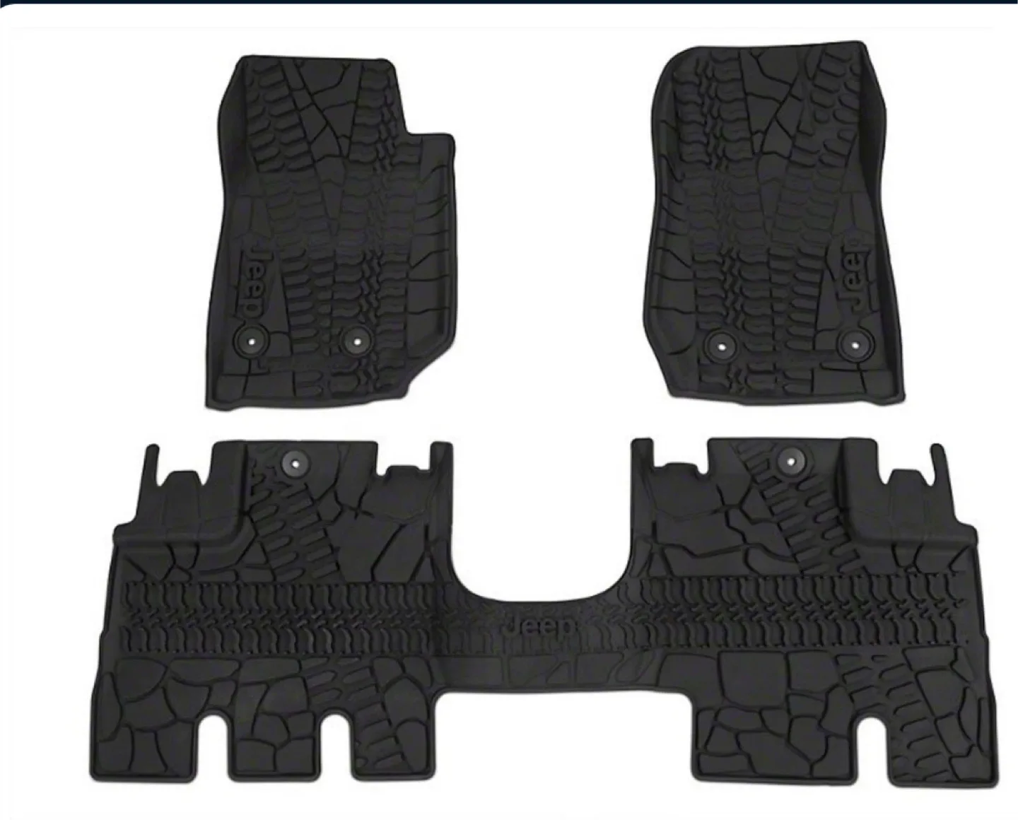 Jeep Wrangler JK All Weather Floor Mats image indicator(3)