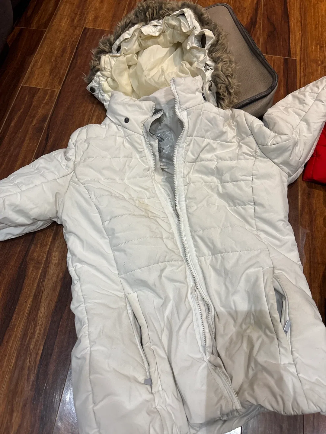 White Padded Winter Jacket