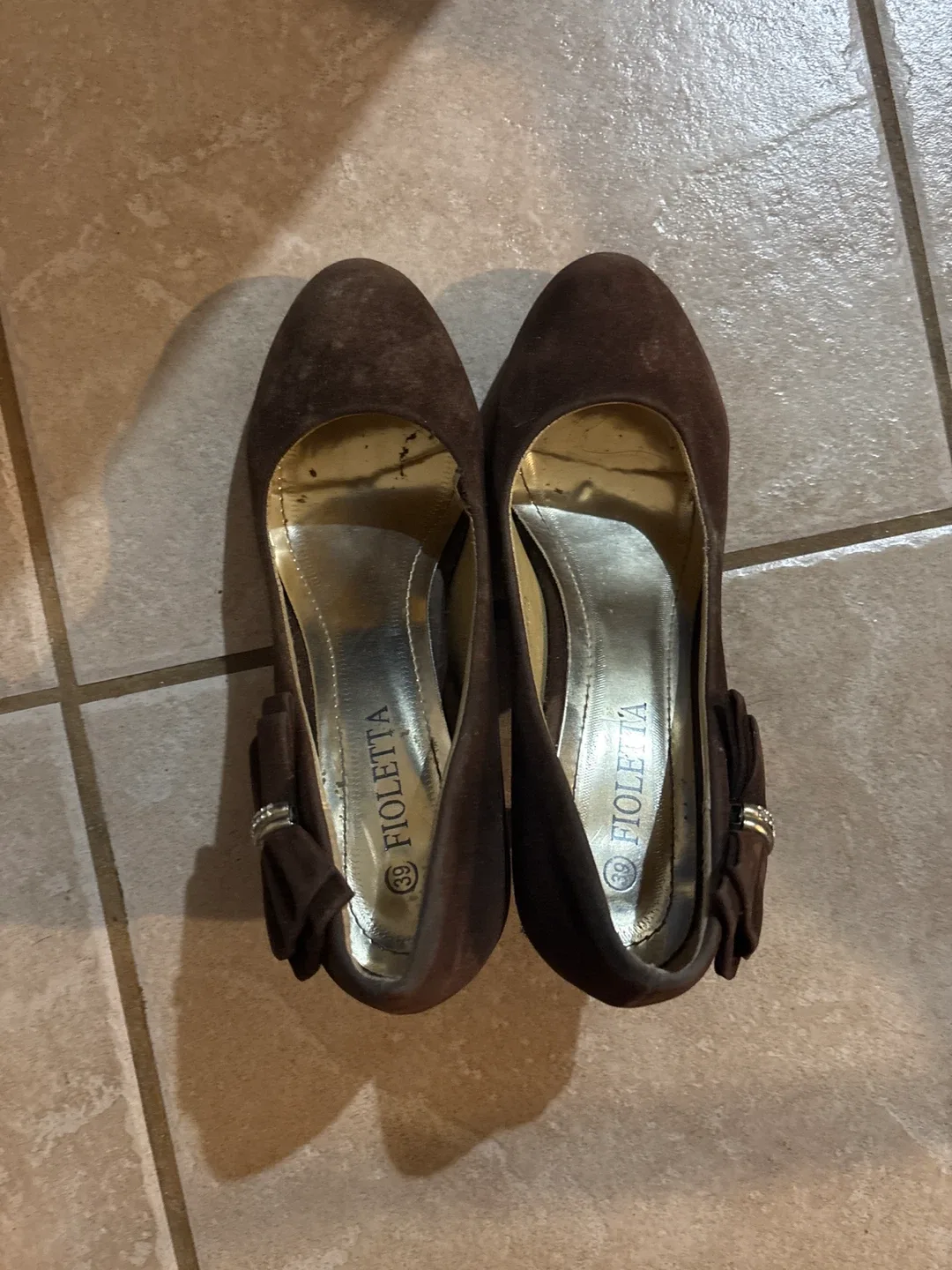 Violetta Brown Heels - Size 39