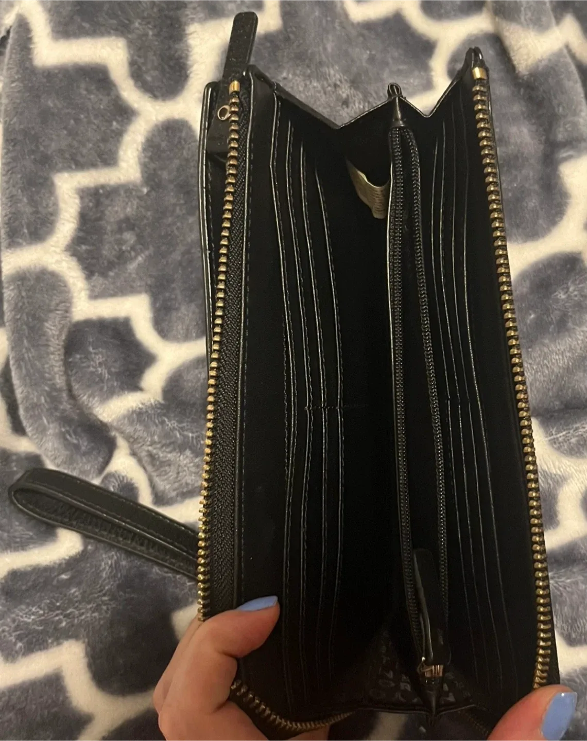 Kate Spade Black Clutch/Wristlet image indicator(7)