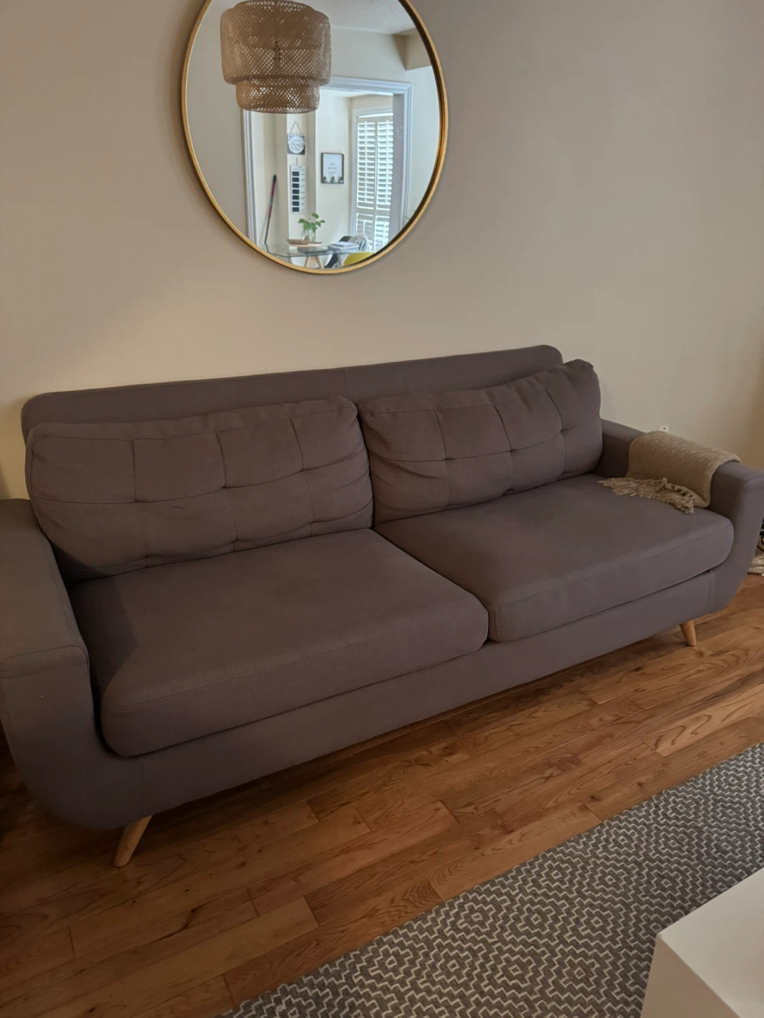 Comfortable Grey Sofa set, 3 seater and 2 seater - photo 3