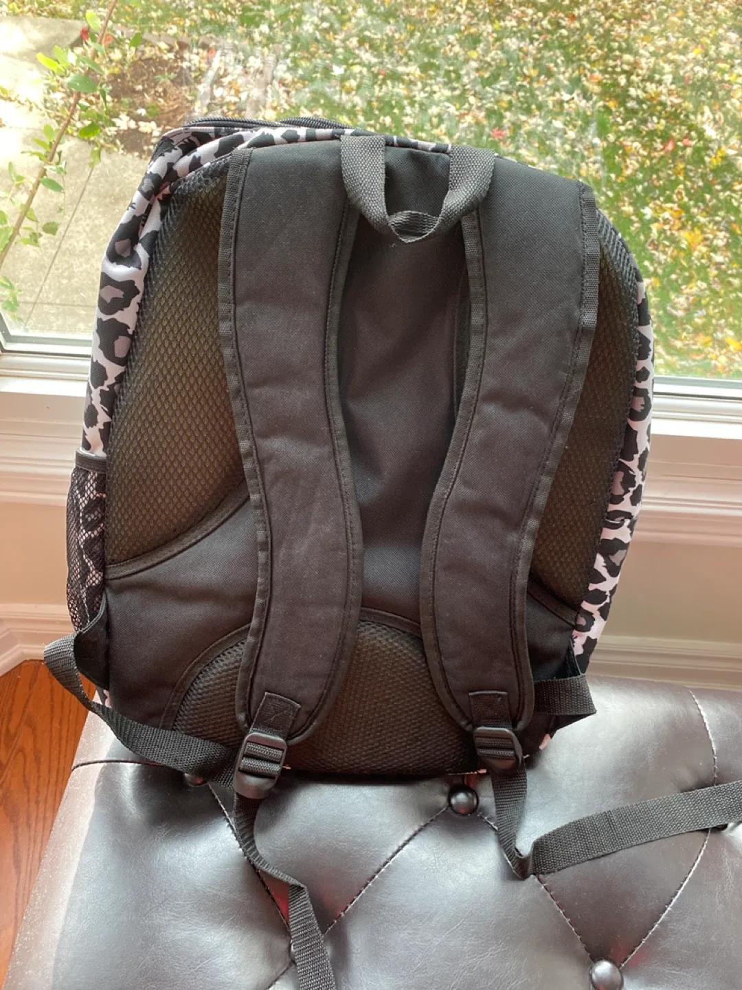 Leopard Print Backpack image indicator(2)