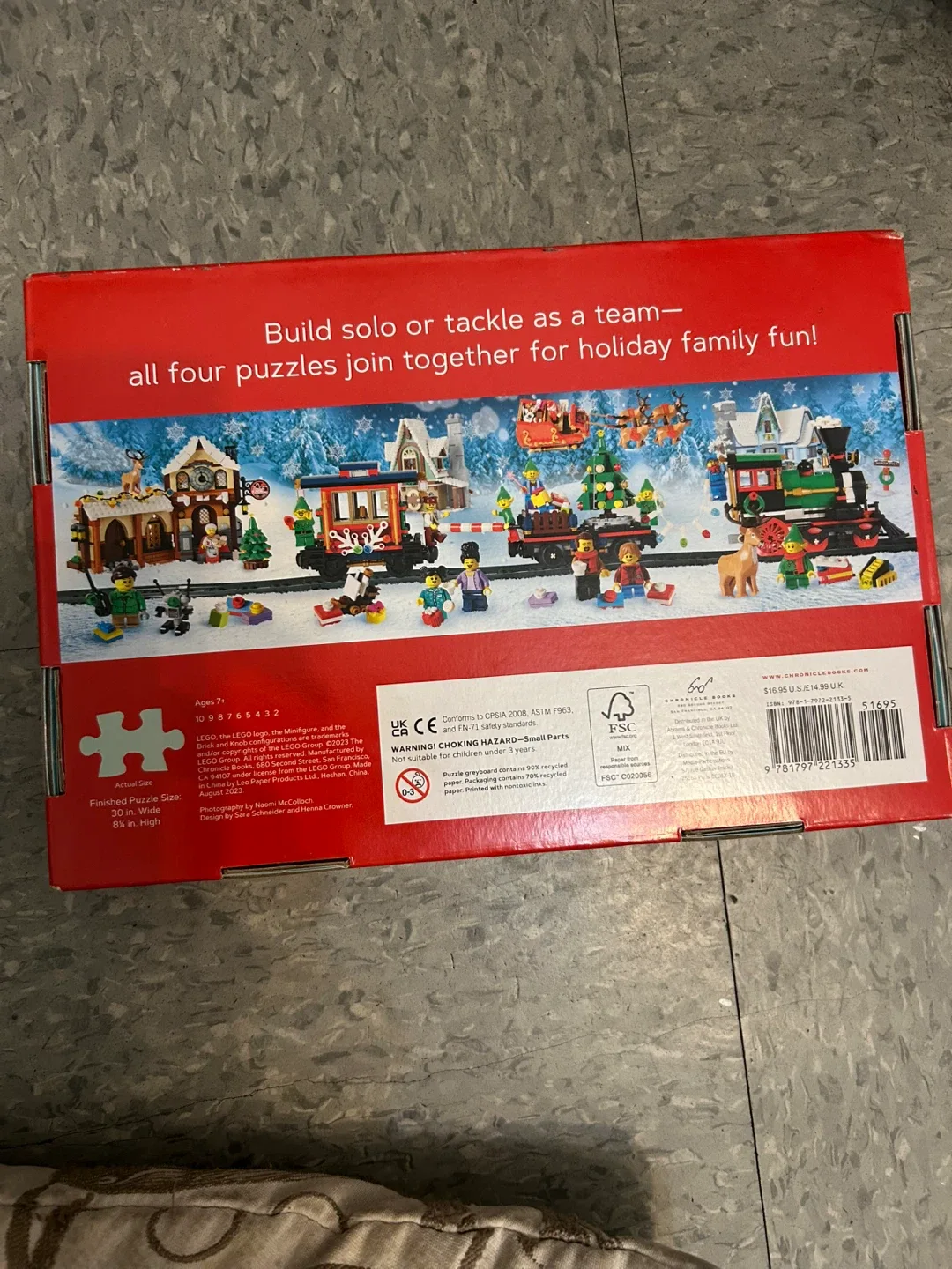 LEGO Christmas Train Puzzle - New in Box image indicator(2)