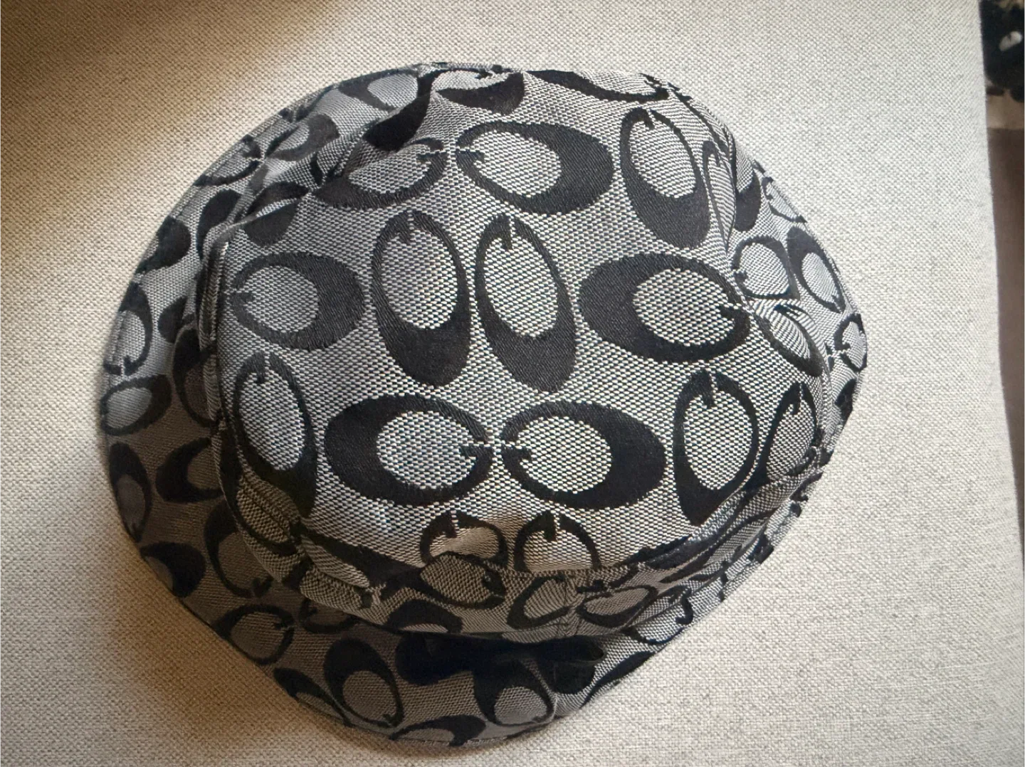 Coach Hat - Black & Grey Pattern image indicator(2)