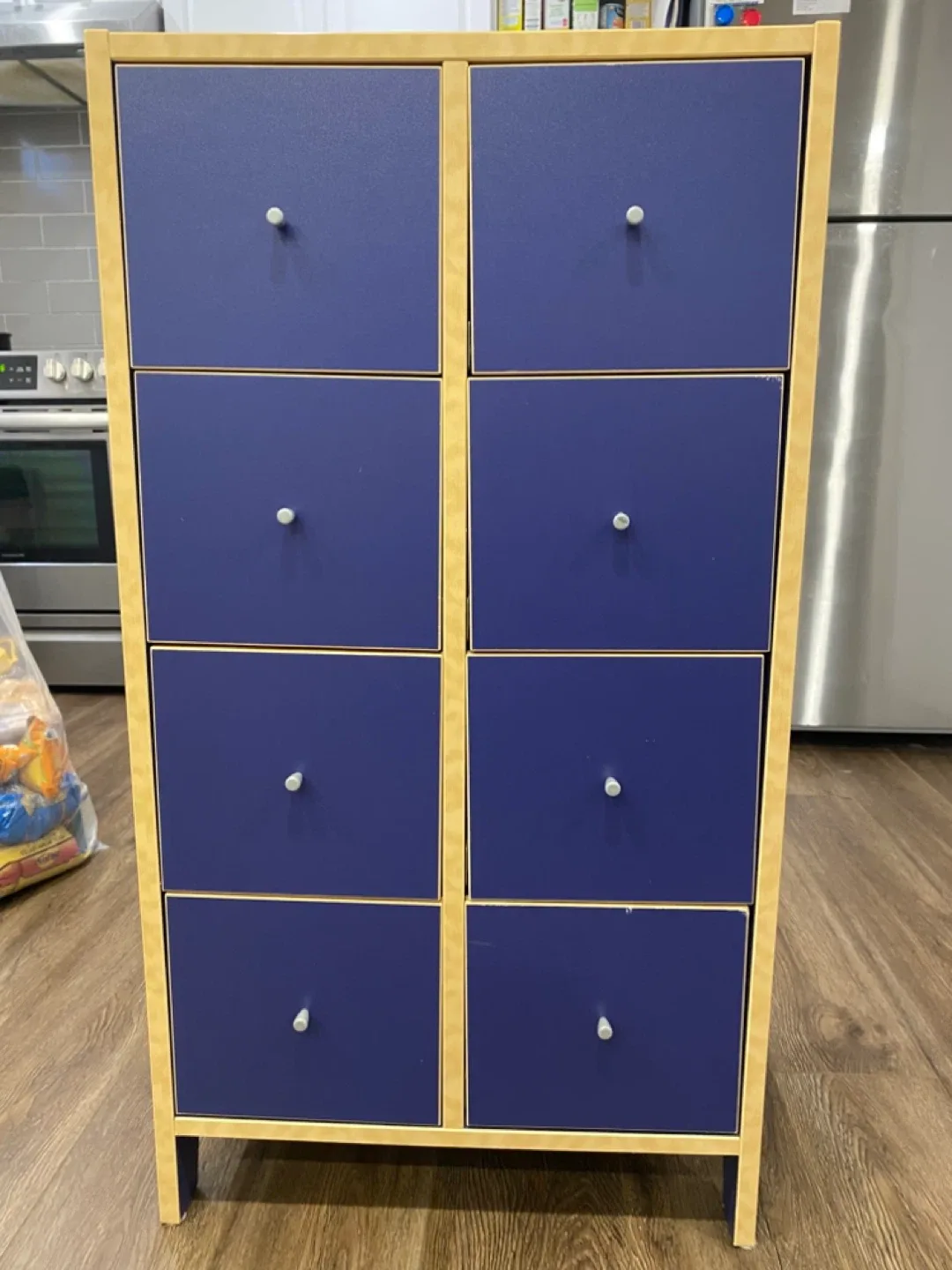 Blue 8-Drawer Storage Cabinet image indicator(3)