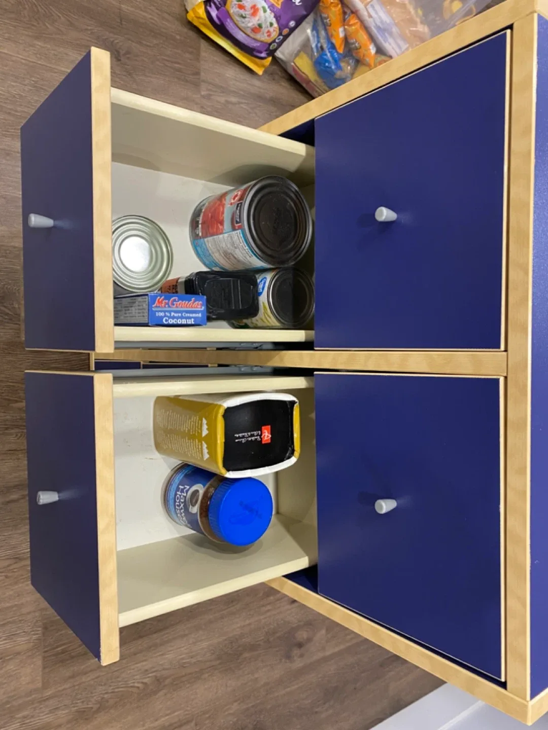 Blue 8-Drawer Storage Cabinet image indicator(10)