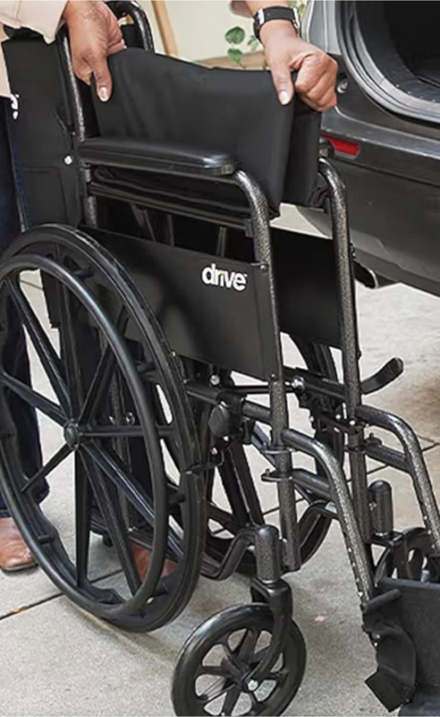 Drive Wheelchair, Black, 18"x16" - photo 3