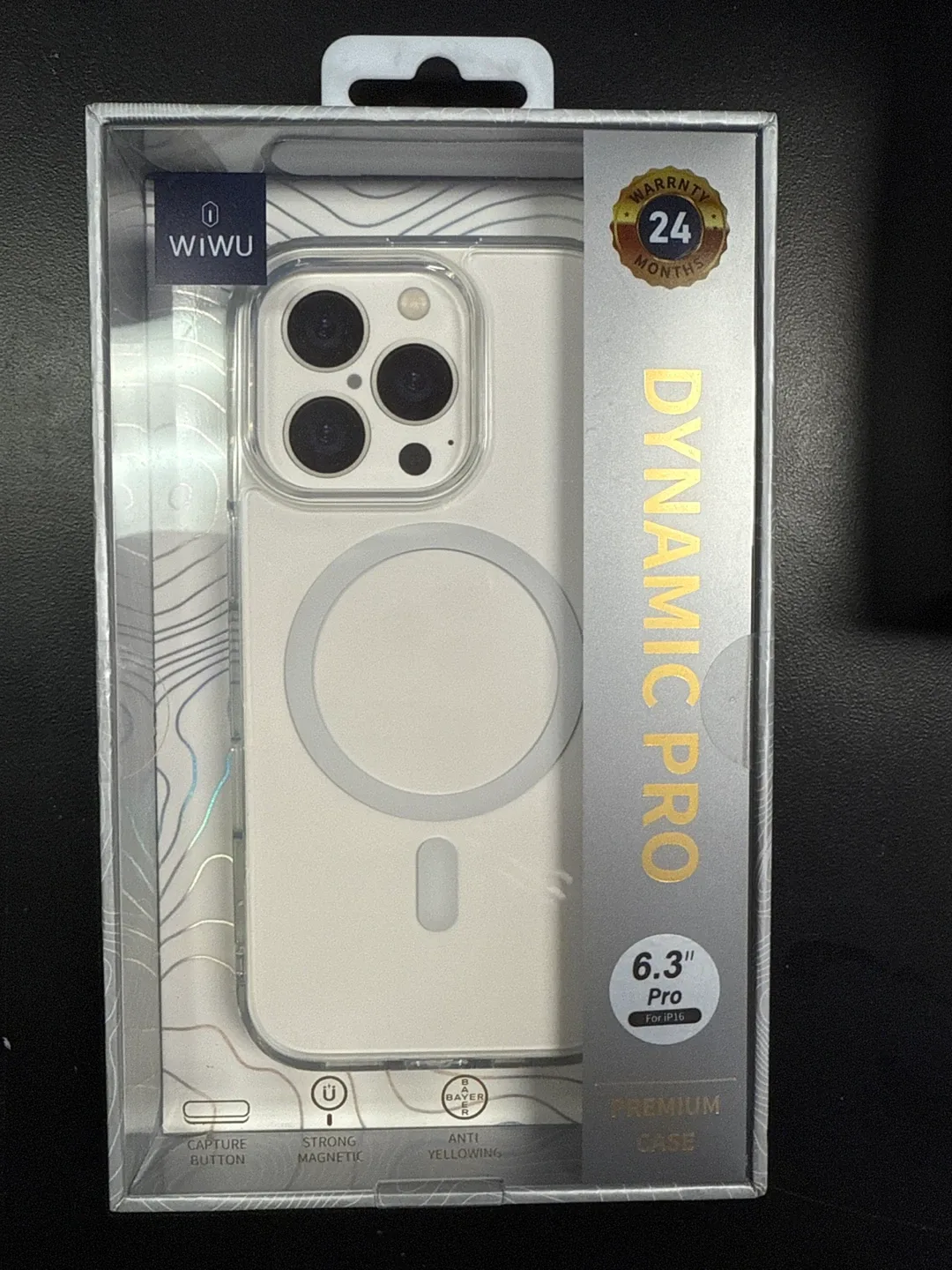 WIWU Dynamic Pro 6.3" iPhone 16 Pro Case - New! 🥕
